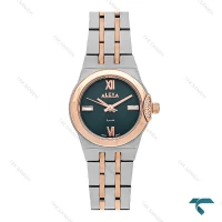 الکسا Special زنانه دورنگ رزگلد صفحه سبز Alexa-6140-L