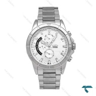 ساعت الکسا پریمیر A0104 مردانه نقره ای صفحه سفید Alexa-6150-G