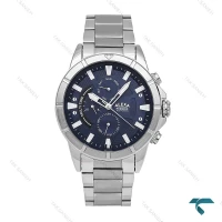 ساعت الکسا پریمیر A0104 مردانه نقره ای صفحه سرمه ایAlexa-6151-G