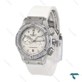 ساعت هابلوت زنانه سه موتوره سیلور سفید دورنگین Hublot-6189-L