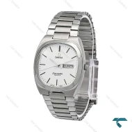 ساعت امگا سیمستر نوستالژی مردانه استیل صفحه سفید Omega-6193-G