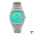 امگا سیمستر نوستالژی مردانه استیل صفحه سبزآبیOmega-6194-G