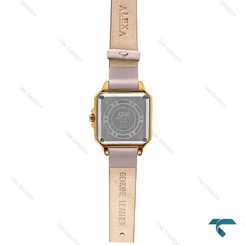 ساعت مچی الکسا Special A2019 زنانه طلایی صورتی دورنگین Alexa-6216-L