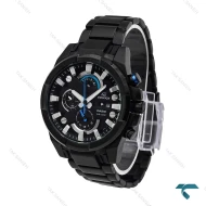 ساعت کاسیو ادیفایس EFR340 مردانه تمام مشکی عقربه آبی Casio-6240-G