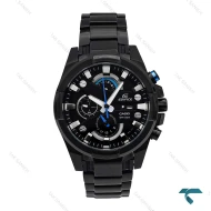 ساعت کاسیو ادیفایس EFR340 مردانه تمام مشکی عقربه آبی Casio-6240-G