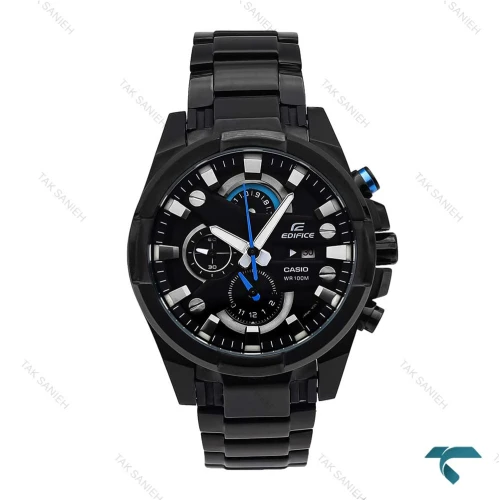 ساعت کاسیو ادیفایس EFR340 مردانه تمام مشکی عقربه آبی Casio-6240-G