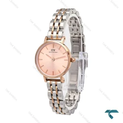 دنیل ولینگتون مینی زنانه دورنگ رزگلد گرد DW-6248-L