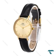 ساعت دنیل ولینگتون زنانه طلایی بند چرم DW-6280-L