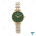 ساعت DW زنانه مینی دورنگ طلایی صفحه سبز DW-6308-L