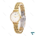 ساعت دنیل ولینگتون زنانه مینی طلایی صفحه سفید DW-6309-L