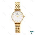 ساعت دنیل ولینگتون زنانه مینی طلایی صفحه سفید DW-6309-L