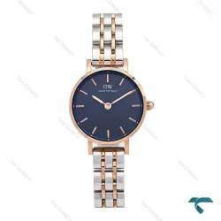 دنیل ولینگتون زنانه دورنگ رزگلد صفحه سرمه ای مینی DW-6311-L