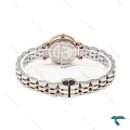ساعت دی دبلیو زنانه دورنگ رزگلد صفحه سبز مینی DW-6317-L
