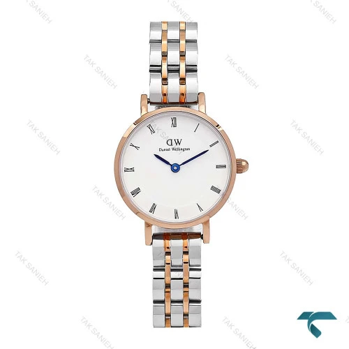 ساعت DW مینی زنانه دورنگ رزگلد ایندکس یونانی DW-5992-24-L