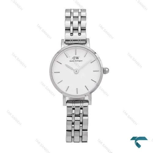 ساعت دنیل ولینگتون مینی زنانه نقره ای صفحه سفید DW-6002-24-L