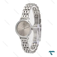 ساعت DW زنانه نقره ای صفحه طوسی مینی DW-6327-L