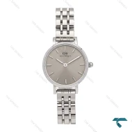 ساعت DW زنانه نقره ای صفحه طوسی مینی DW-6327-L