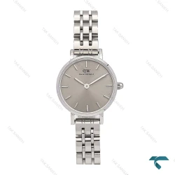 ساعت DW زنانه نقره ای صفحه طوسی مینی DW-6327-L