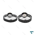 ساعت ست رادو تمام سرامیکی مشکی عقربه طلایی Rado-6339-S