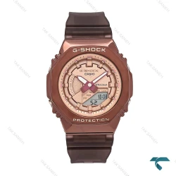 ساعت جی شاک GM-S2100 زنانه قهوه ای صفحه رزگلد G-shock-6379-L