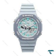ساعت جیشاک GMA-S2100 زنانه آبی طوسی صفحه آبرنگ G-shock-6396-L