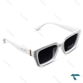 عینک جیمی چو سفید قاب نگین Jimmy Choo-6459-L