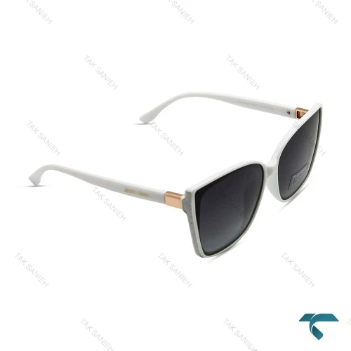 عینک آفتابی زنانه جیمی چو سفید طلایی Jimmy Choo-6460-L