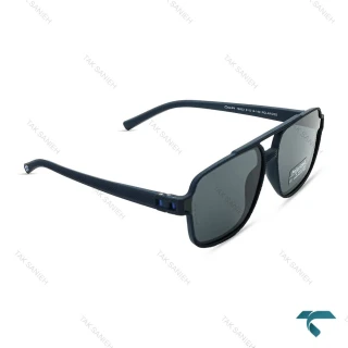 عینک دودی اوگا مورل مردانه مشکی پلاریزه OGA-6473-G