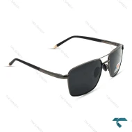 عینک دودی پورشه دیزاین مردانه مشکی پلاریزه Porsche-6480-G