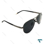 عینک دودی پورشه دیزاین مردانه مشکی پلاریزه Porsche-6485-G
