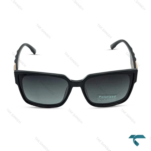 عینک دودی پرادا زنانه مشکی پلاریزه Prada-6487-L