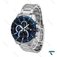 ساعت کاسیو ادیفایس EFR_571 مردانه استیل صفحه مشکی آبی Casio-6494-G