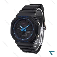 ساعت جی شاک GA2100 مردانه مشکی عقربه آبی Gshock-6509-G