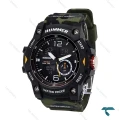 ساعت هامر مردانه 1430 دوزمانه سبز ارتشی Hummer-6516-G