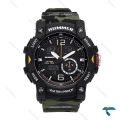 ساعت هامر مردانه 1430 دوزمانه سبز ارتشی Hummer-6516-G