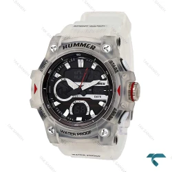 ساعت هامر مردانه 1440 دوزمانه شیشه ای Hummer-6517-G