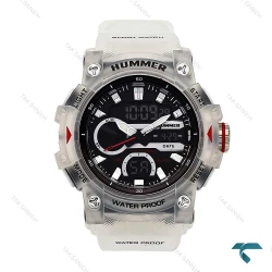 ساعت هامر مردانه 1440 دوزمانه شیشه ای Hummer-6517-G