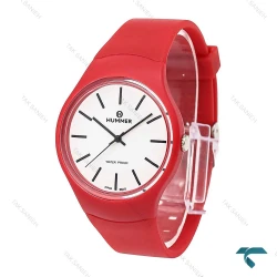 ساعت هامر مردانه خلبانی قرمز صفحه سفید Hummer-6520-U