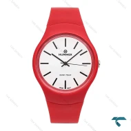 ساعت هامر مردانه خلبانی قرمز صفحه سفید Hummer-6520-U