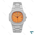 ساعت پتک فیلیپ ناتیلوس مردانه استیل صفحه نارنجی Patek-6535-G