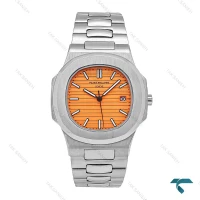 ساعت پتک فیلیپ ناتیلوس مردانه استیل صفحه نارنجی Patek-6535-G
