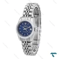 ساعت رولکس زنانه استیل صفحه سرمه ای خطی اسمال Rolex-6542-L