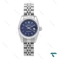 ساعت رولکس زنانه استیل صفحه سرمه ای خطی اسمال Rolex-6542-L