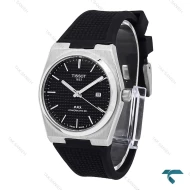 ساعت تیسوت PRX مردانه استیل بند رابر مشکی Tissot-6548-G