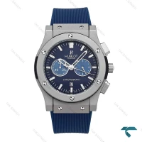 ساعت مردانه هابلوت طوسی سرمه ای کورنوگراف Hublot-6580-G