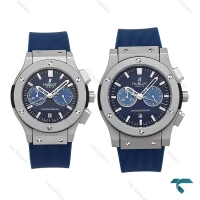 ست ساعت هابلوت طوسی سرمه ای کورنوگراف Hublot-6582-S