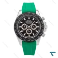 ساعت مردانه رولکس دیتونا بند رابر سبز Rolex-6603-G