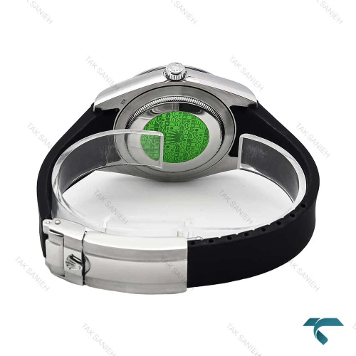 ساعت مردانه رولکس اویستر پرپچوال بند رابر مشکی Rolex-6605-G