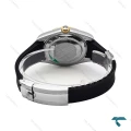 ساعت مردانه رولکس DateJust 2 طلایی بند رابر مشکی Rolex-6614-G