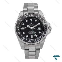 ساعت مردانه رولکس جی ام تی مستر 2 استیل صفحه مشکی Rolex-6617-G
